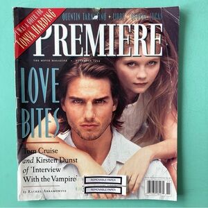 Premiere Movie Magazine Tom Cruise & Kirsten Dunst NOVEMBER 1994 Covers Creased
